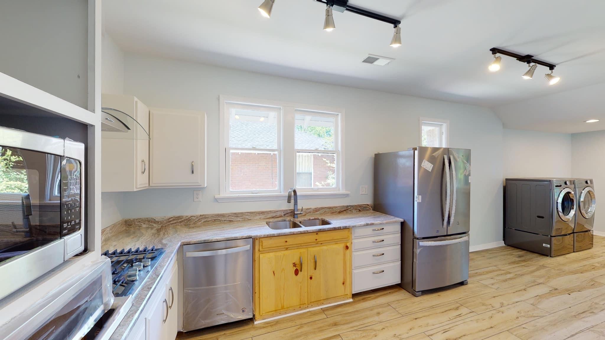 Complete Kitchen, Laundry Area transformation in Historic Evergreen District - Memphis, TN!